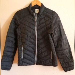 Gap women's down alternative Primaloft jacket coat black size Small